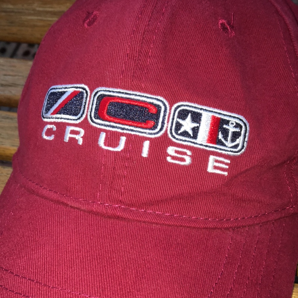 Carnival Cruise 6 panel Nautical cruising hat adjustable back strap cap - Picture 2 of 6